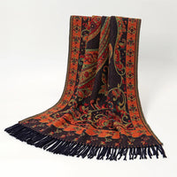 Women's Ethnic Style Paisley Jacquard Scarf/Shawl
