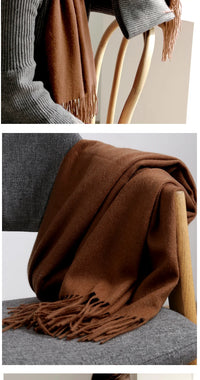 100% Wool Women Cashmere Scarf/Shawl