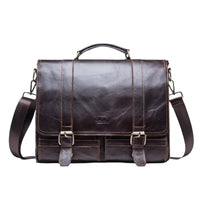 Men's Genuine Leather Business Briefcase Handbag