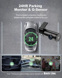 4K Dual Lens GPS Mini Dash Cam