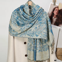 Women's Ethnic Paisley Embroidery Viscose Scarf/Shawl