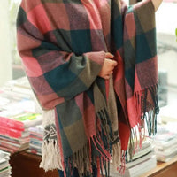 Women's Winter Lattice Scarf/Shawl