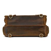 Genuine Leather Vintage High Capacity Laptop Bag
