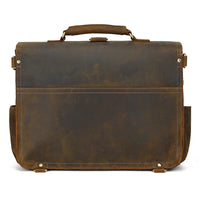 Genuine Leather Vintage High Capacity Laptop Bag