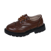 Boys' Lace-up Oxford PU Leather Shoes