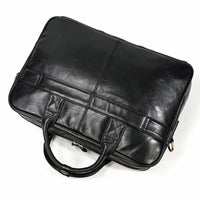 Genuine Leather Men's Business Laptop Handbag