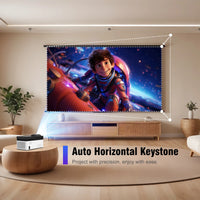 Ultra Short Throw 4K Projector With Auto Offset