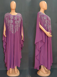 Abayas For Women Dubai Luxury 2024 Chiffon Boubou Muslim Fashion Dress Caftan Marocain Wedding Party Occasions Djellaba Femme