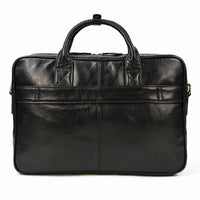 Genuine Leather Men's Business Laptop Handbag