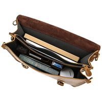 Genuine Leather Vintage High Capacity Laptop Bag