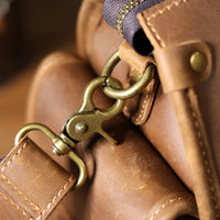 Genuine Leather Men's Briefcase Laptop Bag