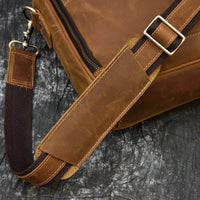 Genuine Leather Men's Business Laptop Handbag