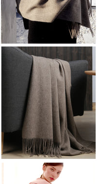 100% Wool Women Cashmere Scarf/Shawl