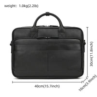 Genuine Leather Business Casual Laptop Handbag
