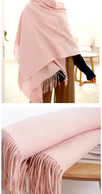 100% Wool Women Cashmere Scarf/Shawl