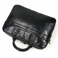 Genuine Leather Business Casual Laptop Handbag