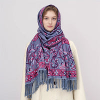 Women's Ethnic Style Paisley Jacquard Scarf/Shawl
