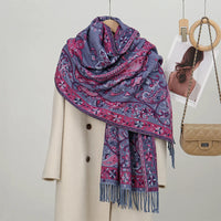 Women's Ethnic Style Paisley Jacquard Scarf/Shawl