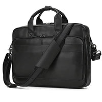 Genuine Leather Business Casual Laptop Handbag