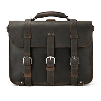 Genuine Leather Vintage High Capacity Laptop Bag