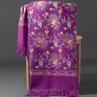 Women's Embroidery Cashmere Thick Soft Warm Scarf/Shawl