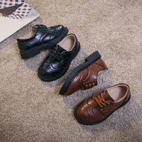 Boys' Lace-up Oxford PU Leather Shoes