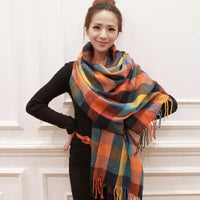 Women's Winter Lattice Scarf/Shawl