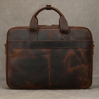 Genuine Leather Business Casual Laptop Handbag