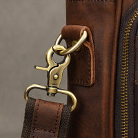 Genuine Leather Men's Business Laptop Handbag
