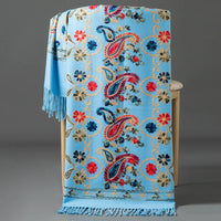Women's Luxury Embroidery Cashmere Soft Scarf/Shawl