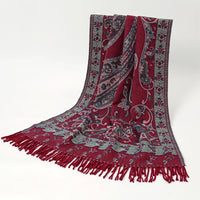 Women's Ethnic Style Paisley Jacquard Scarf/Shawl