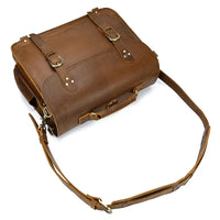 Genuine Leather Vintage High Capacity Laptop Bag
