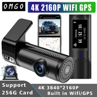 4K Dual Lens GPS Mini Dash Cam