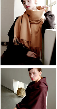 100% Wool Women Cashmere Scarf/Shawl