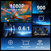 Ultra Short Throw 4K Projector With Auto Offset