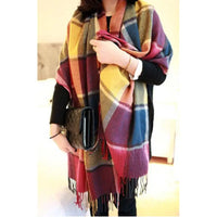 Women's Winter Lattice Scarf/Shawl