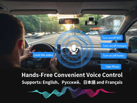 4K Voice Control Sony IMX415 GPS Dash Camera