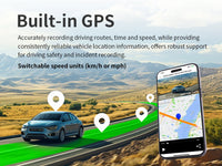 4K Voice Control Sony IMX415 GPS Dash Camera