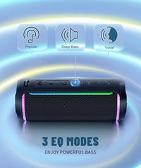 40W Bass Boost Powerful Wireless Portable Bluetooth Speaker