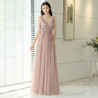 New Arrival V-neck Long Evening Dress