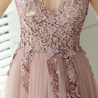 New Arrival V-neck Long Evening Dress