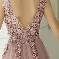 New Arrival V-neck Long Evening Dress