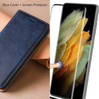 Samsung Galaxy S22, S22 Plus, S22 Ultra Magnetic Luxury Flip Leather Mobile Cover