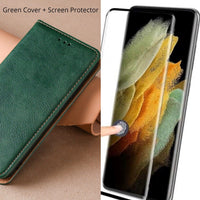 Samsung Galaxy S22, S22 Plus, S22 Ultra Magnetic Luxury Flip Leather Mobile Cover