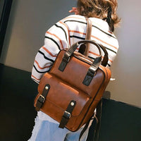 Women's Anti Theft PU Leather Backpack