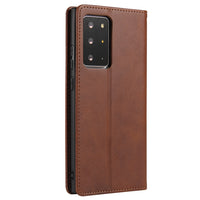 Samsung Galaxy Note20, Note20 Ultra Luxury Wallet Card Holder Leather Phone Cover
