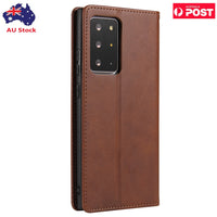 Samsung Galaxy Note20, Note20 Ultra Luxury Wallet Card Holder Leather Phone Cover