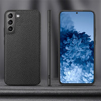 Genuine Leather Samsung Galaxy S22, S22 Plus, S22 Ultra Phone Case