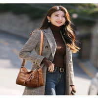 Women's High Quality Multi-Layer Soft Leather Shoulder Bag