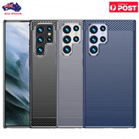 Samsung Galaxy S22, S22 Plus, S22 Ultra Carbon Fiber Phone Case